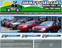 Tablet Screenshot of jimmysusedcars.com